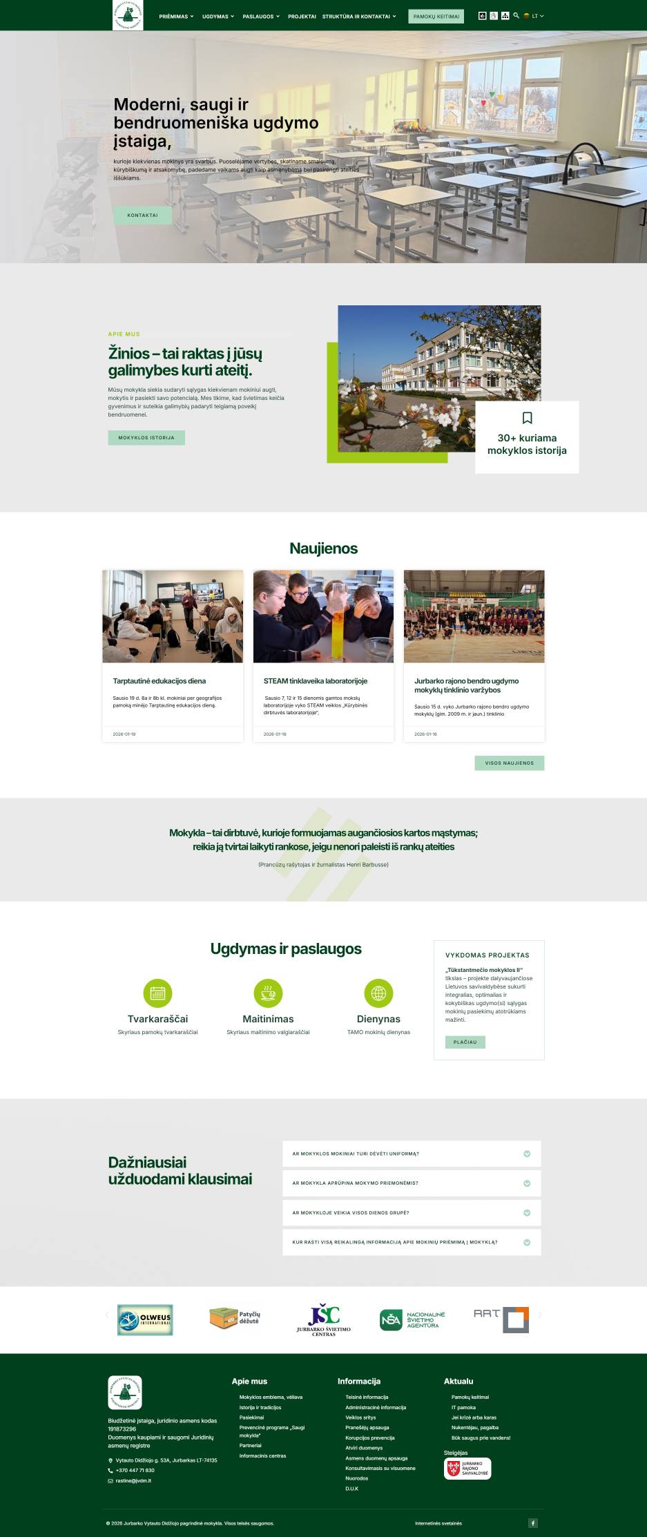 Jurbarkas Vytautas der Große Grundschule