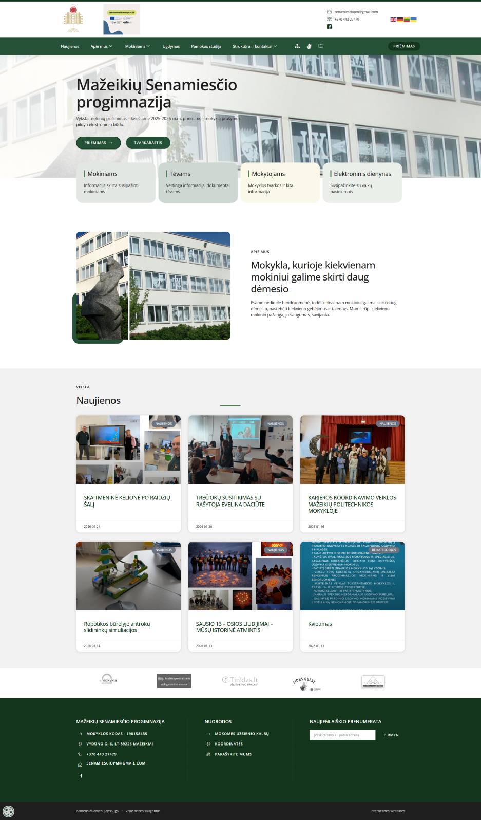 Mažeikiai Progymnasium Altstadt